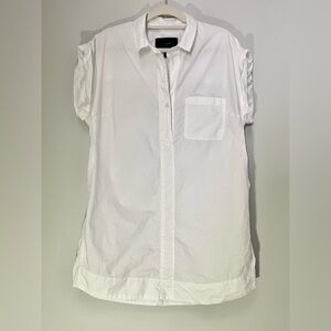 J. Crew Women's White Button Down Shirt or shirt dress preppy